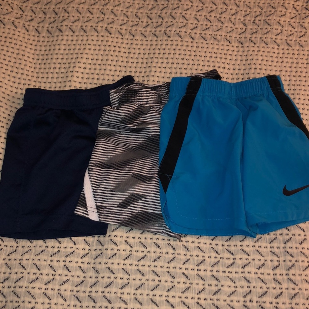 Three pairs of Nike shorts